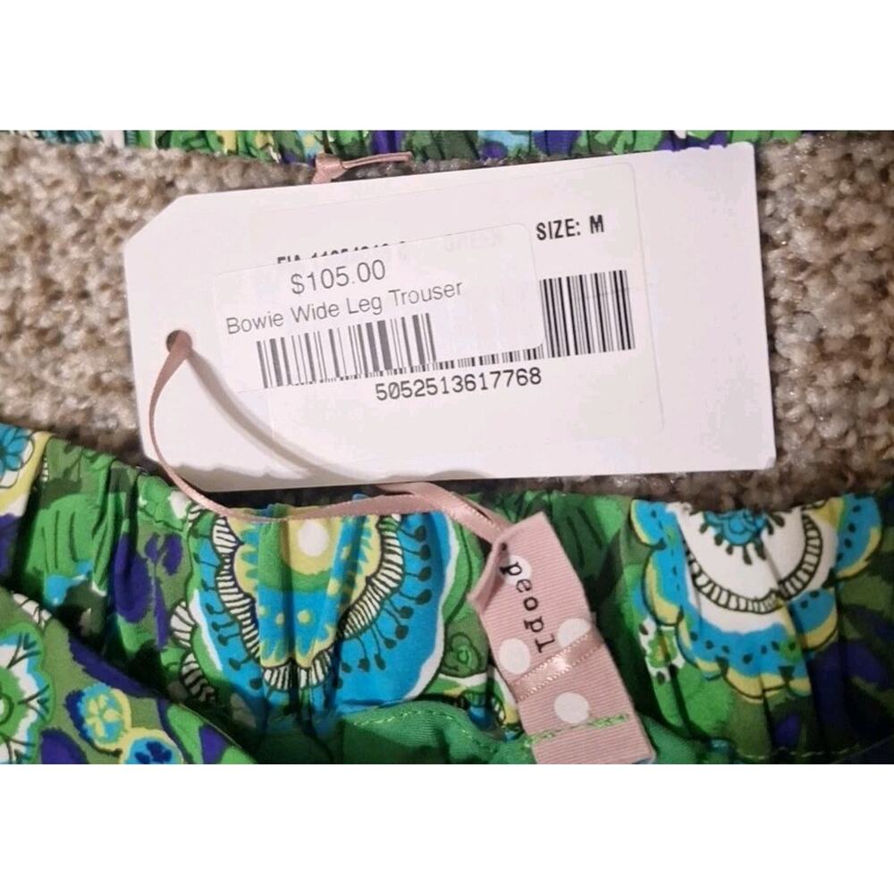 Traffic People Crop Top And Wide Leg Trouser Women Sz Med Floral Boho Beach - Picture 3 of 12